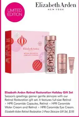 Shoppers Drug Mart Elizabeth Arden Retinol Restoration Holiday Gift Set offer