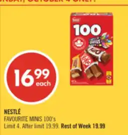 Shoppers Drug Mart NESTLÉ FAVOURITE MINIS offer