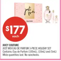 Shoppers Drug Mart JUICY COUTURE JUST MOI EAU DE PARFUM 3-PIECE HOLIDAY SET offer