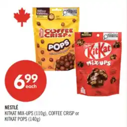 Shoppers Drug Mart NESTLÉ KITKAT MIX-UPS (110g), COFFEE CRISP or KITKAT POPS (140g) offer