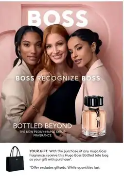 Shoppers Drug Mart Hugo Boss Bottled Beyond for Her Eau de Parfum offer