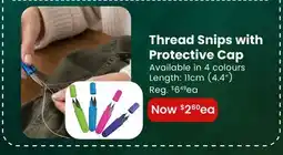 Fabricland Thread Snips with Protective Cap offer