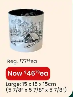 Fabricland Winter Hearth Candle Holder offer