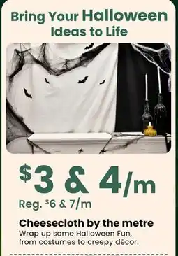 Fabricland Cheesecloth by the metre offer