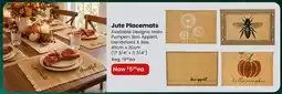 Fabricland Jute Placemats offer
