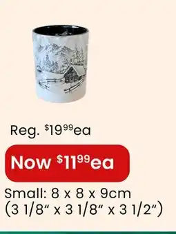 Fabricland Winter Hearth Candle Holder offer