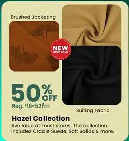 Fabricland Hazel Collection offer