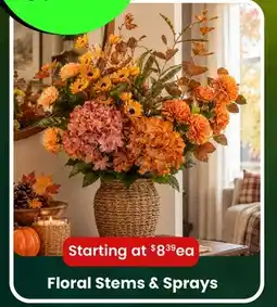 Fabricland Floral Stems & Sprays offer