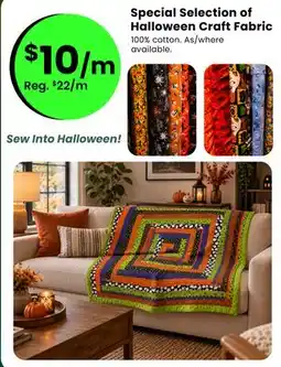 Fabricland Special Selection of Halloween Craft Fabric offer