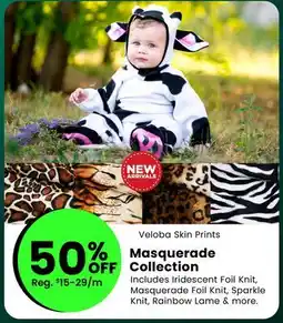 Fabricland Masquerade Collection offer