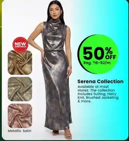 Fabricland Serena Collection offer