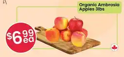 Healthy Planet Organic Ambrosia Apples offer
