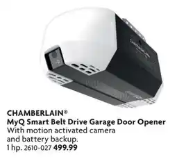 Home Hardware MyQ Smart Belt Drive Garage Door Opener offer