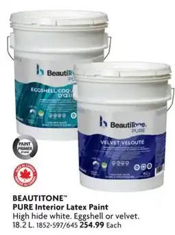 Home Hardware PURE Interior Latex Paint offer