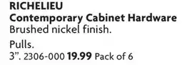 Home Hardware Contemporary Cabinet Hardware offer