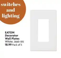 Home Hardware Decorator Wall Plates offer