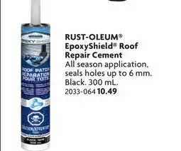 Home Hardware EpoxyShield Roof Repair Cement offer