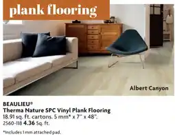 Home Hardware Therma Nature SPC Vinyl Plank Flooring offer
