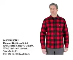 Home Hardware Flannel Gridiron Shirt offer