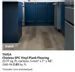 Home Hardware Chateau SPC Vinyl Plank Flooring offer