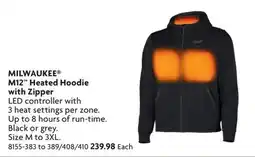Home Hardware M12 Heated Hoodie with Zipper offer
