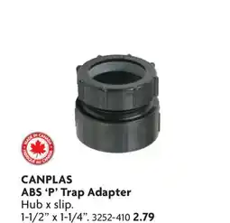 Home Hardware ABS 'P' Trap Adapter offer