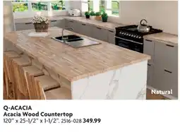 Home Hardware Acacia Wood Countertop offer