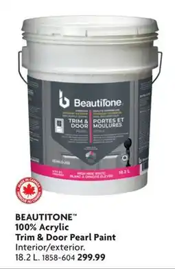 Home Hardware 100% Acrylic Trim & Door Pearl Paint offer