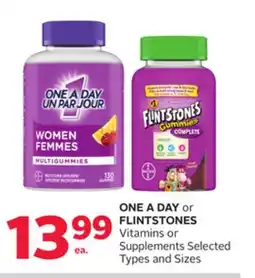 Rexall ONE A DAY or FLINTSTONES Vitamins or Supplements offer