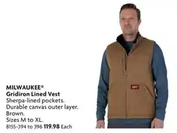 Home Hardware Gridiron Lined Vest offer