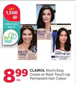 Rexall CLAIROL Nice'n Easy Cream or Root Touch-Up Permanent Hair Colour offer