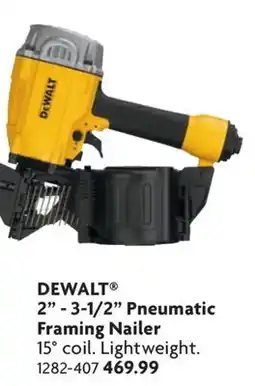 Home Hardware 2 - 3-1/2 Pneumatic Framing Nailer offer