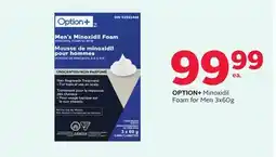 Rexall OPTION+ Minoxidil Foam for Men offer