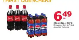 Rexall COCA-COLA or PEPSI offer
