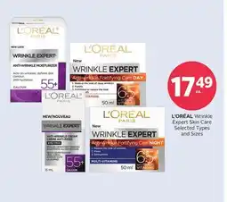 Rexall L'OREAL Wrinkle Expert Skin Care offer