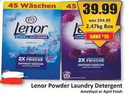 Starsky Lenor Powder Laundry Detergent offer