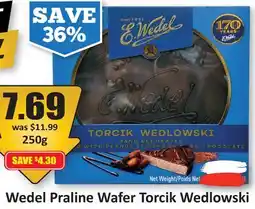 Starsky Wedel Praline Wafer Torcik Wedlowski offer