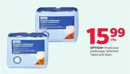 Rexall OPTION+ Protective Underwear offer