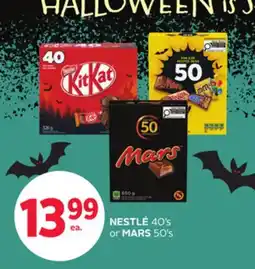 Rexall NESTLÉ 40's or MARS 50's offer