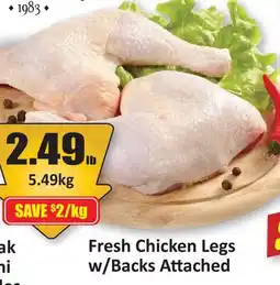 Starsky Fresh Chicken Legs w/Backs Attached offer