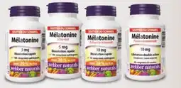 Accès pharma Mélatonine Webber Naturals offer