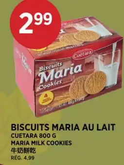 Kim Phat CUETARA 800 G MARIA MILK COOKIES offer