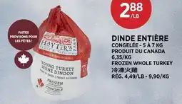 Kim Phat FROZEN WHOLE TURKEY offer
