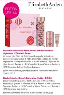 Pharmaprix Elizabeth Arden Retinol Restoration 3-Piece Skincare Gift Set offer