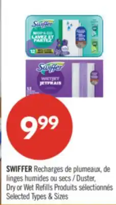 Pharmaprix SWIFFER Duster Dry or Wet Refills offer