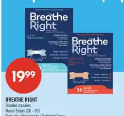 Pharmaprix BREATHE RIGHT Nasal Strips offer