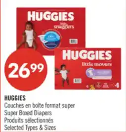 Pharmaprix HUGGIES Super Boxed Diapers offer