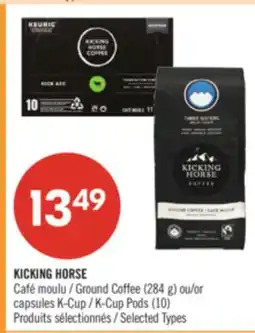 Pharmaprix KICKING HORSE Ground Coffee (284 g) or K-Cup Pods (10) offer