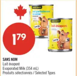 Pharmaprix NO NAME Evaporated Milk (354 mL) offer