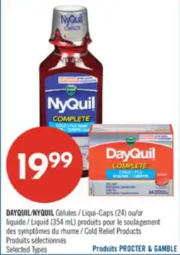 Pharmaprix DAYQUIL/NYQUIL Liqui-Caps (24) or Liquid (354 mL) Cold Relief Products offer